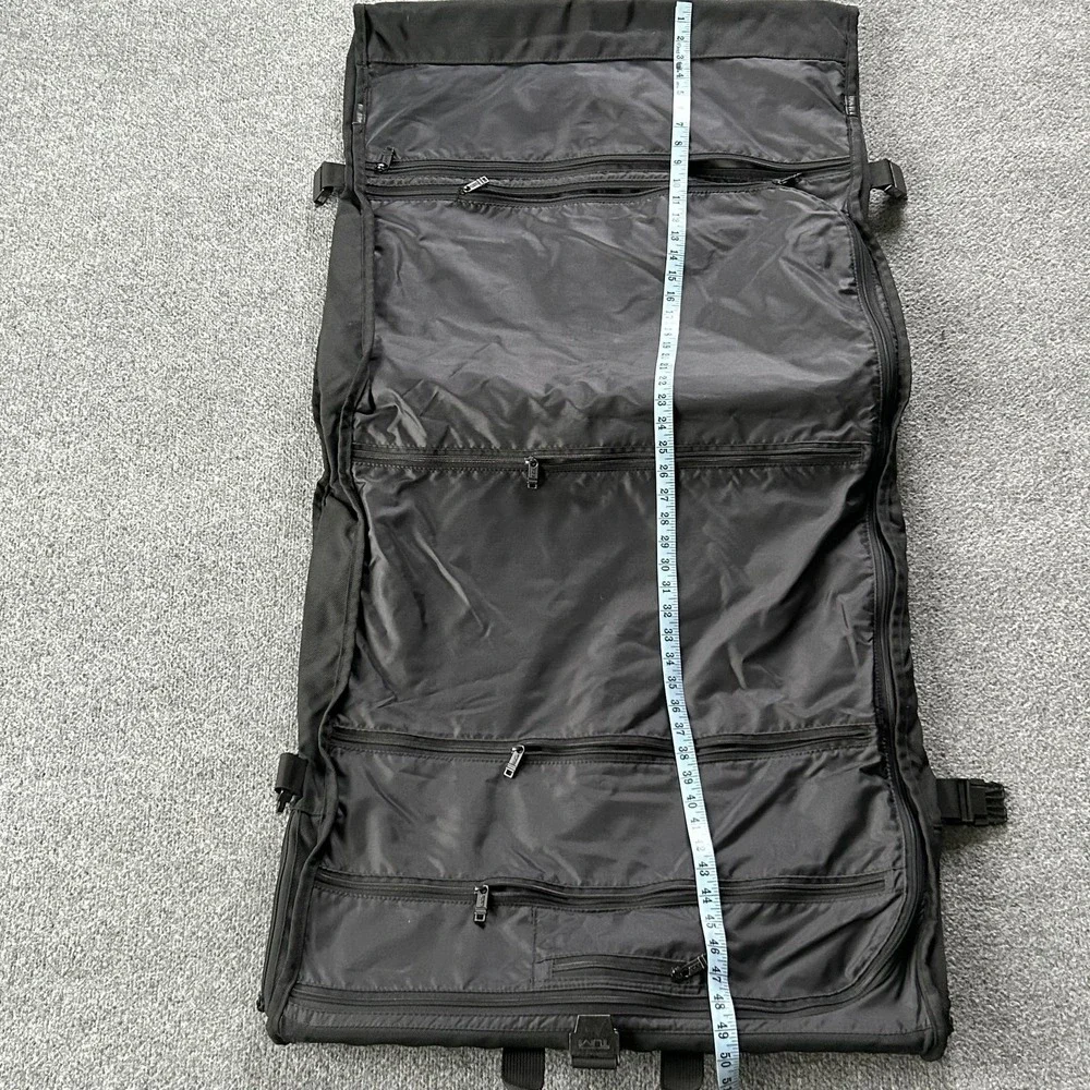 Tumi Garment Bag Black Ballistic Nylon Travel Suit Carrier Soft Case Luggage